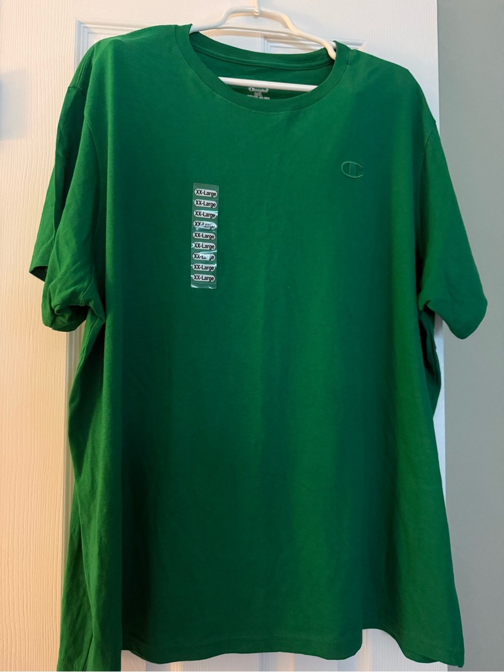 Champion Men's Kelly Green Short Sleeve Crew Tee